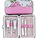 Buytra 7pcs Manicure&Pedicure Set Nail Clippers Scissors Grooming Kit