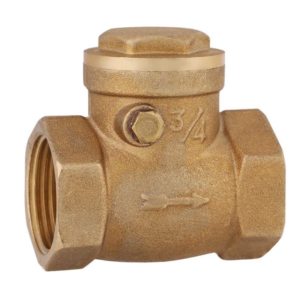 DN20 Brass Female Thread Check Valve with 232PSI Check Valve Prevent Water Backflow (DN20)
