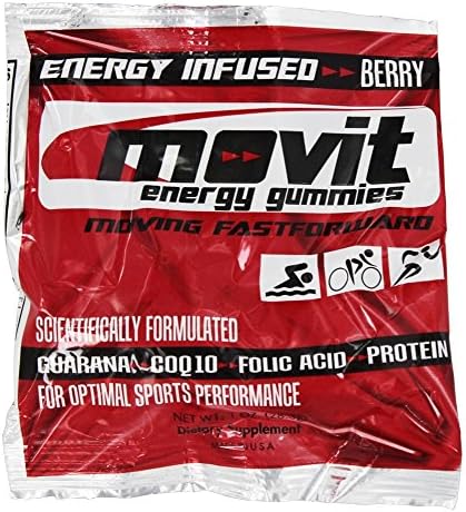 Movit Energy Gummies - Energy Infused Berry - 1 oz.