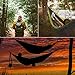 ELEMENTEX Portable Parachute Nylon Travel Camping Backpacking Hammock - Small Gray & Green
