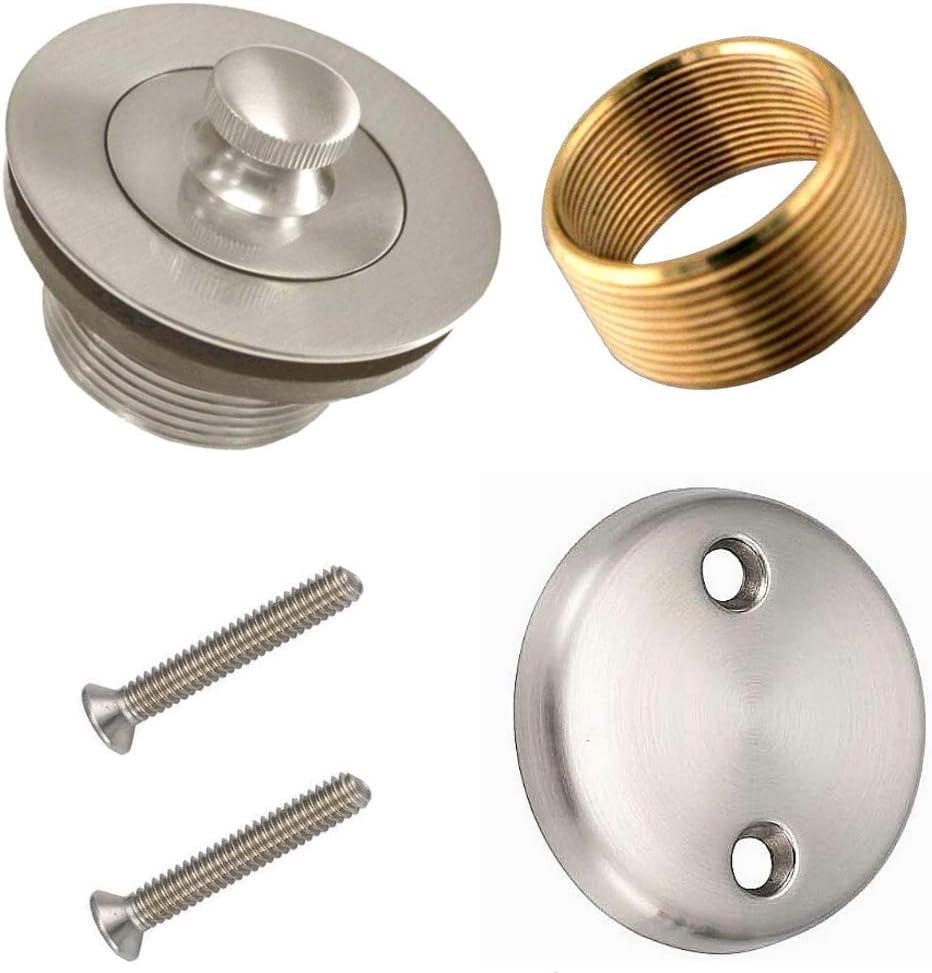 Wholesale Plumbing Supply Conversion Kit Bathtub Tub Drain Assembly, All Brass Construction - Brushed Nickel: Home & Kitchen