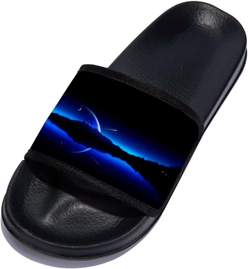 Mens House Slide Slipper Fashion Anti-Slip Comfortable Soft Sole Summer Shower Bath Sandal