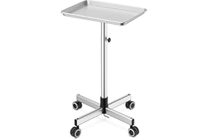 Rolling Salon Tray Tattoo Tray Salon Cart for Hair Stylist Trolley Cart with Wheels