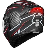 ILM Motorcycle Dual Visor Flip up Modular Full Face Helmet DOT Model 902/902L