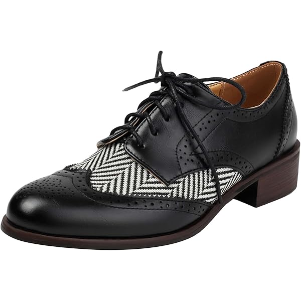 Zapatos Mujer Charol Zapatos Oxford PITILLOS De Cuña Para Mujer