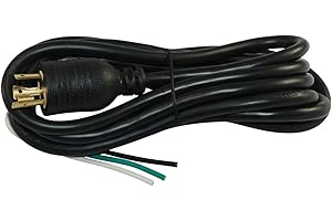 Conntek 29231-LE 12.5-Feet 12/3 NEMA L5-20P 20-Amp 125-volt Locking Plug Power Cord to Bare wire