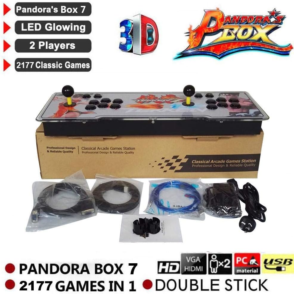 Pandora's Key 3D - 3D Home Arcade Game Console, 2177 in 1 3D 3D Game Console Console Game Console 1080p Pandora 3D 7
