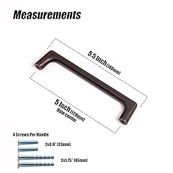 Goo-Ki Antique Oil Rubbed Bronze Cabinet Pulls with