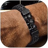 Bandmax Stainless Steel Chunky Heavy Duty Chain Bracelets for Men Handcuffs/Skulls/Celtic Knot Pendant Bracelets Biker Rapper Hip Hop Jewelry