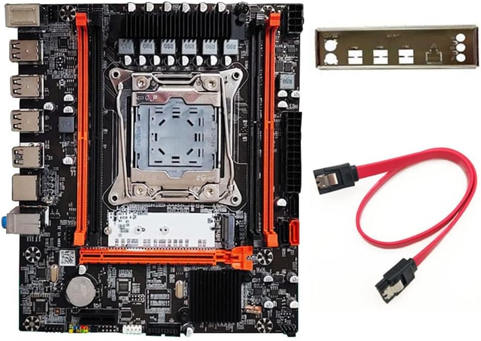 Bcowtte X99 LGA2011-V3 Desktop Motherboard Kit DDR3 M.2 NVME PCI-E X16 SATA3