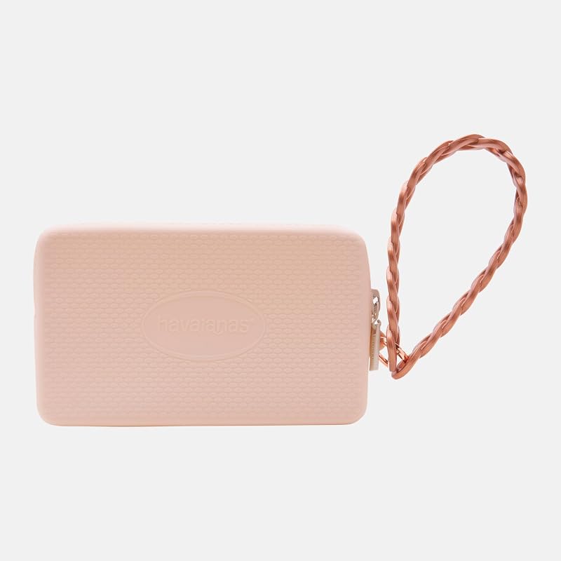 - Mini Bag Chain II, Borsa in Silicone Compatta ed Elegante da Donna con Cinturino da Polso e Chiusura Zip, Resistente all’Acqua
