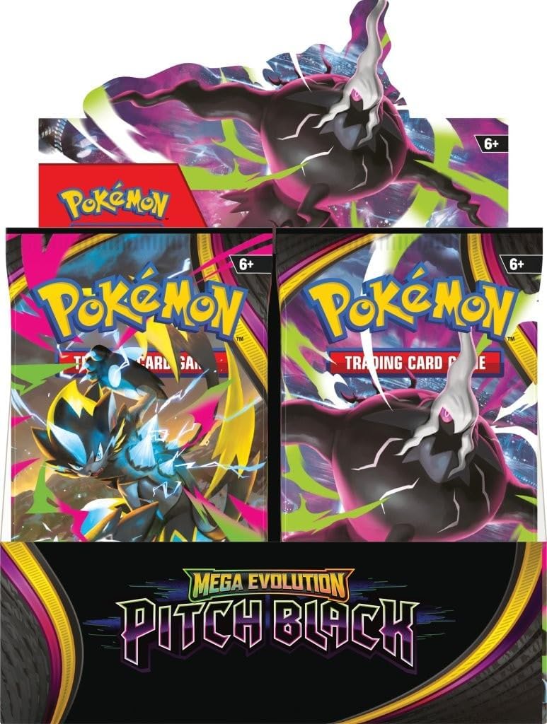 Pokémon TCG Mega Evolution Pitch Black Booster Pack 10 Cards Brand Pokémon