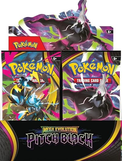 Pokémon TCG Mega Evolution Pitch Black Booster Pack 10 Cards Brand Pokémon