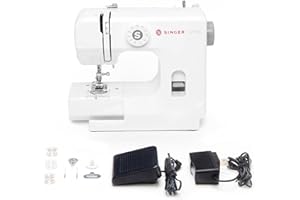 SINGER M1000 Mending Machine | Compact, Lightweight & Portable With 32 Stitch Applications & LED Light | Great for Light to Medium Weight Fabrics & Repairs – White
