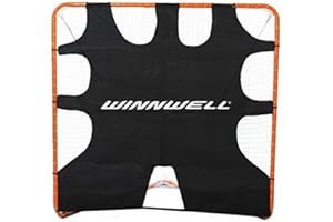 Winnwell Shooting Target Lacrosse Net - Shooting Practice Targeting Tutor, Rebounder & Trainer Tarp, Indoor & Outdoor Goalie 