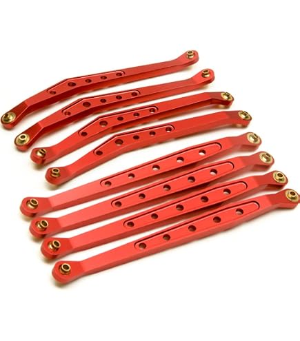 Axial RR10 Bomber Aluminum Front & Rear Link Upgrade Kit - 6-Piece Set (Green) - View #12
