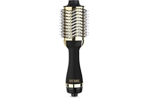 HOT TOOLS 24K Gold Blow Dryer Brush - Hot Air Brush for Salon-Worthy Volume in One Step - Volumizer with 24K Gold Technology for Fast Styling & Long-Lasting Results
