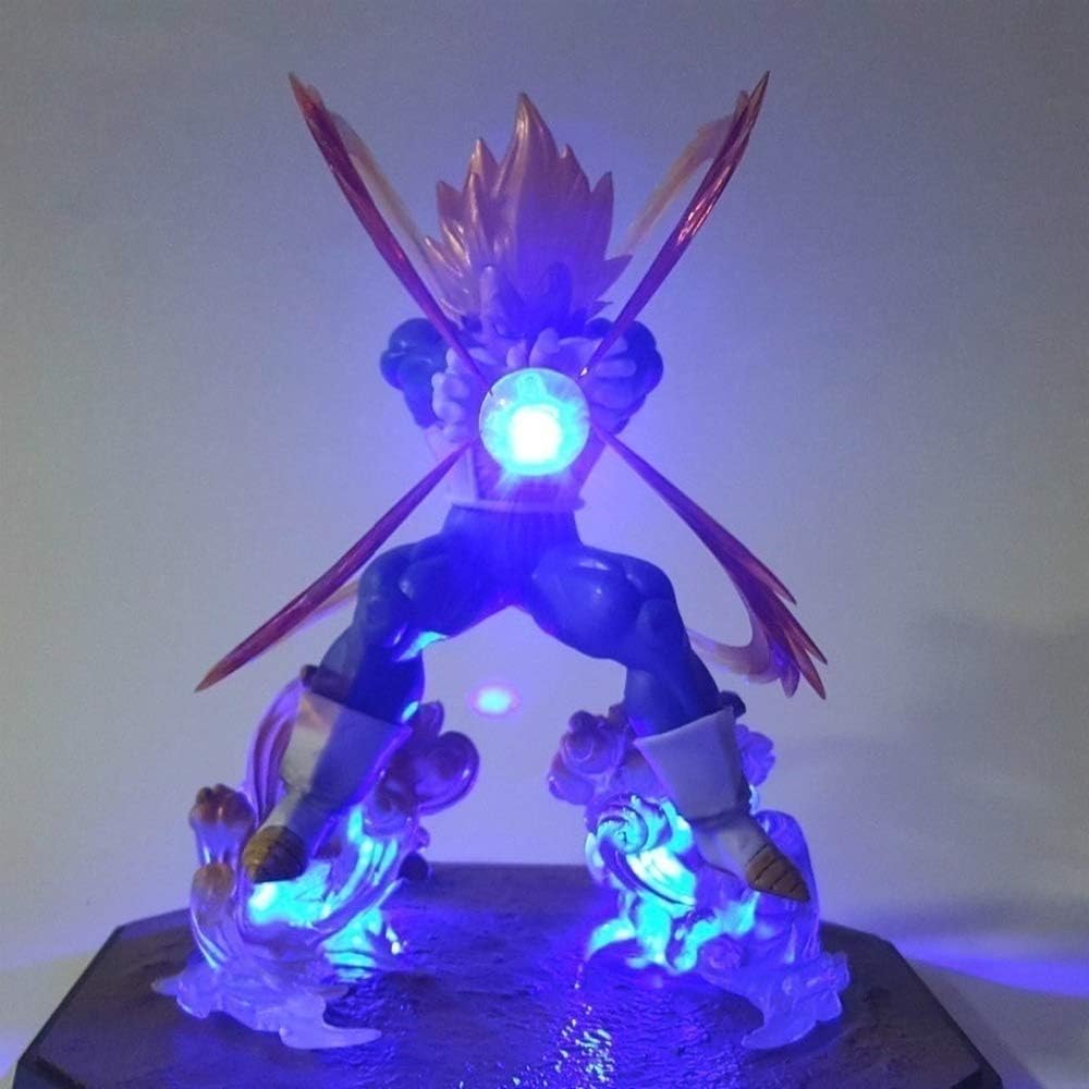 Vegeta Led Light Super Saiyan DBZ+Light DIY Dragon Ball Z Action Figure