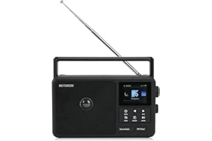 Retekess TR640 Internet Radio,Portable Radio,Thousands of Global Radio Stations,Station Presets and Alarm Clock,Suitable for Families and Travel