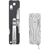 NexTool Micro Sailor Scissors S0 and Knight K30 Multitool Bundle | 2-Pack EDC Set with Serrated Scissors, 14C28N Steel Folding Knife, Screwdrivers, File &amp; Pouch, Lightweight Keychain Tool plus