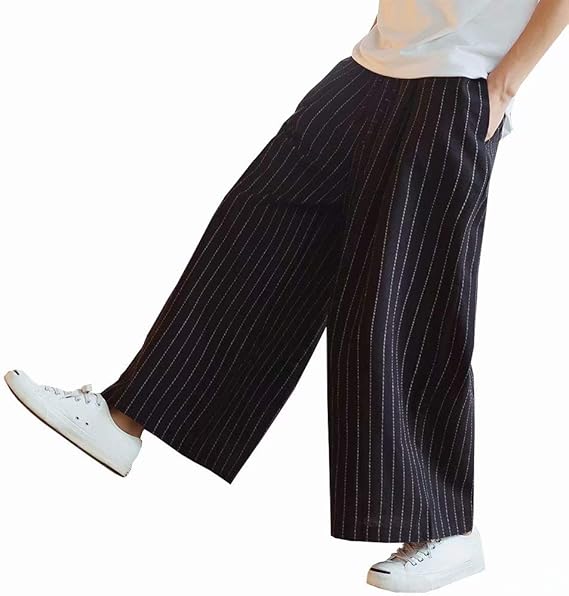 Amazon Yimanie ワイドパンツ メンズ ガウチョパンツ サルエルパンツ