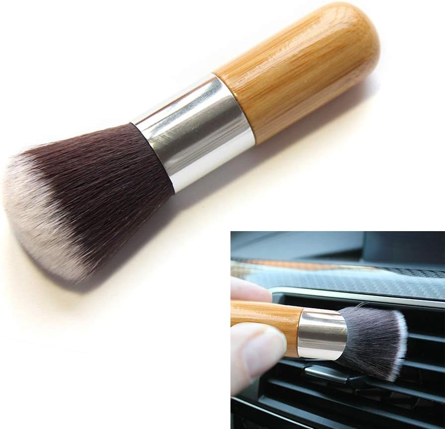 S28esong 3 Pcs Soft Detailing Brushes for Car Cleaning Vents,Auto Detail Brush Car Dash Duster Brush for Dashboard, Interior, Exterior