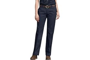 Dickies Women's Original 774 Work Pants – Low Rise Slim Fit Stretch Business Casual & Utility Pants