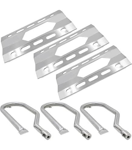 Shengyongh Edelstahl-Heizplatte 3er-Pack – Ersatz Für Nexgrill 720-0337, 720-0511, 720-0512