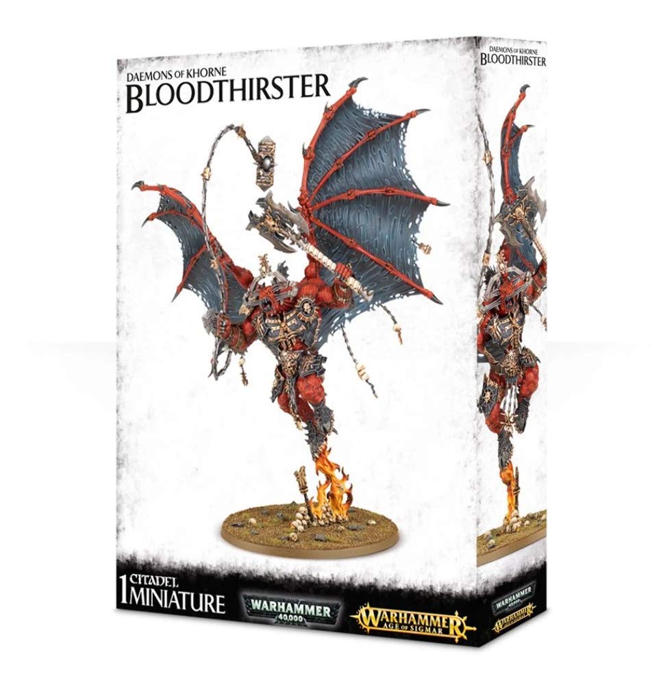 Games Workshop 99129915024 Daemons of Khorne Bloodthirster Tabletop and Miniature Gaming