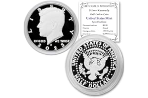 MINT STATE GOLD 2025 S Limited Edition American Silver Kennedy Half Dollar Proof Coin (in Capsule) with Certificate of Authenticity 50¢ Seller PR