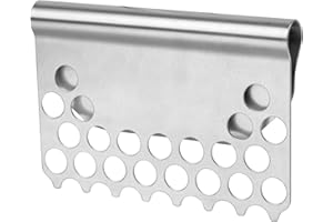 Tugaizi Food Mesh Screen Block Grease Trap for Blackstone Griddles Flat Top Grill Blocks Food from Falling, Universal Fit for All Black Stone Flat Top Griddle & Other Grill (1 PCS)