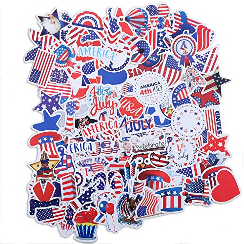 2 Decorations+Stickers+Independence+Patriotic+Waterproof