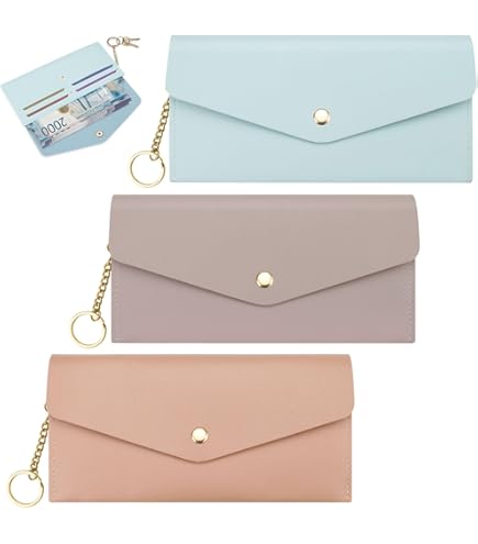 Lot De 11 Enveloppes Pour Espèces - Enveloppes En Cuir Synthétique Avec