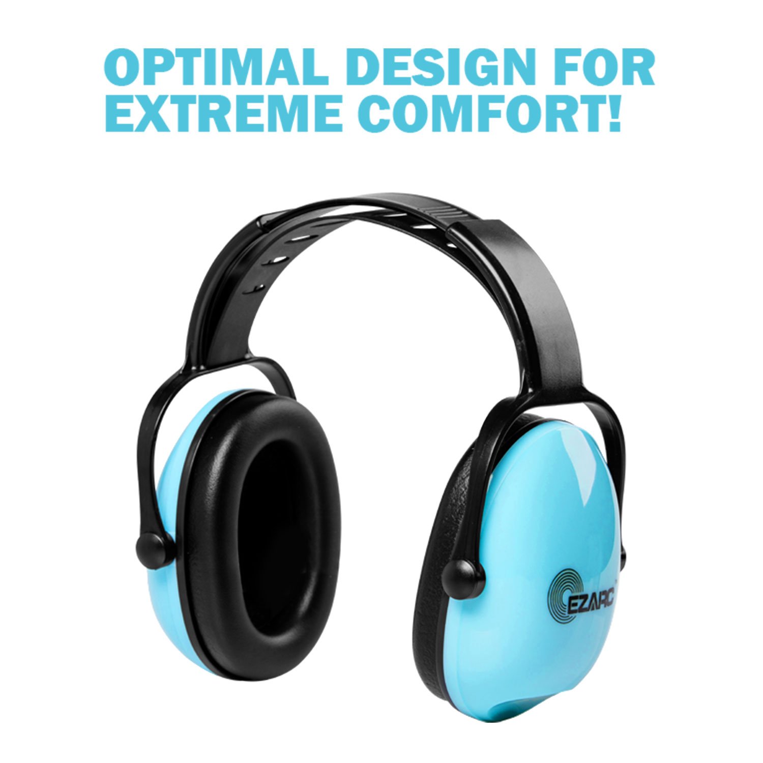 EZARC Comfortable Women and Kids Safety Ear Muffs 30dB for Hearing