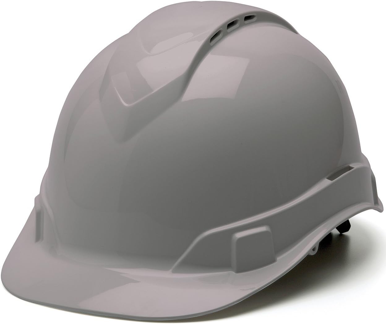 PYRAMEXHP44112V Ridgeline Cap Style Hard Hat with 4-Point Vented Ratchet, Gray by Pyramex