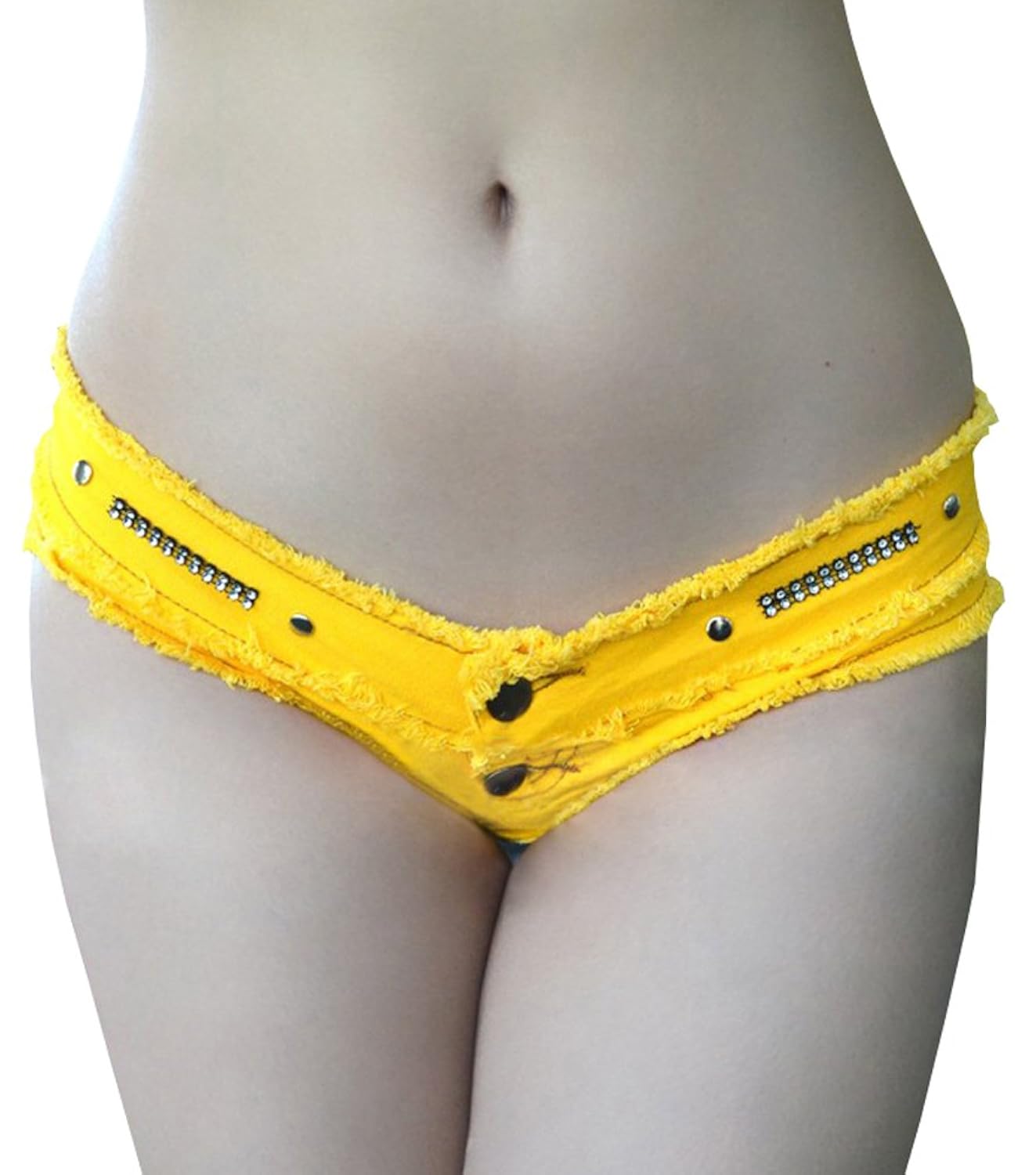 Low Cost Mujeres Hot Denim Shorts De Talle Bajo Pantalones Cortos