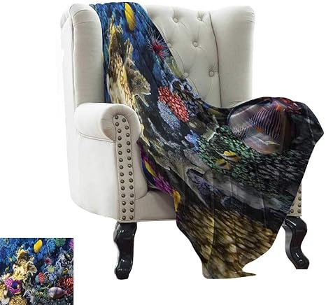 Amazon Renteriadecor ソフトブランケット クイーンモロッコ モロッコ ポルトガルスタイル クラシックタイルオーナメント アジアン歴史的建築アート ブルーホワイト スローブランケット 究極の快適性 62 X60 ひざ掛け ハーフケット オンライン通販