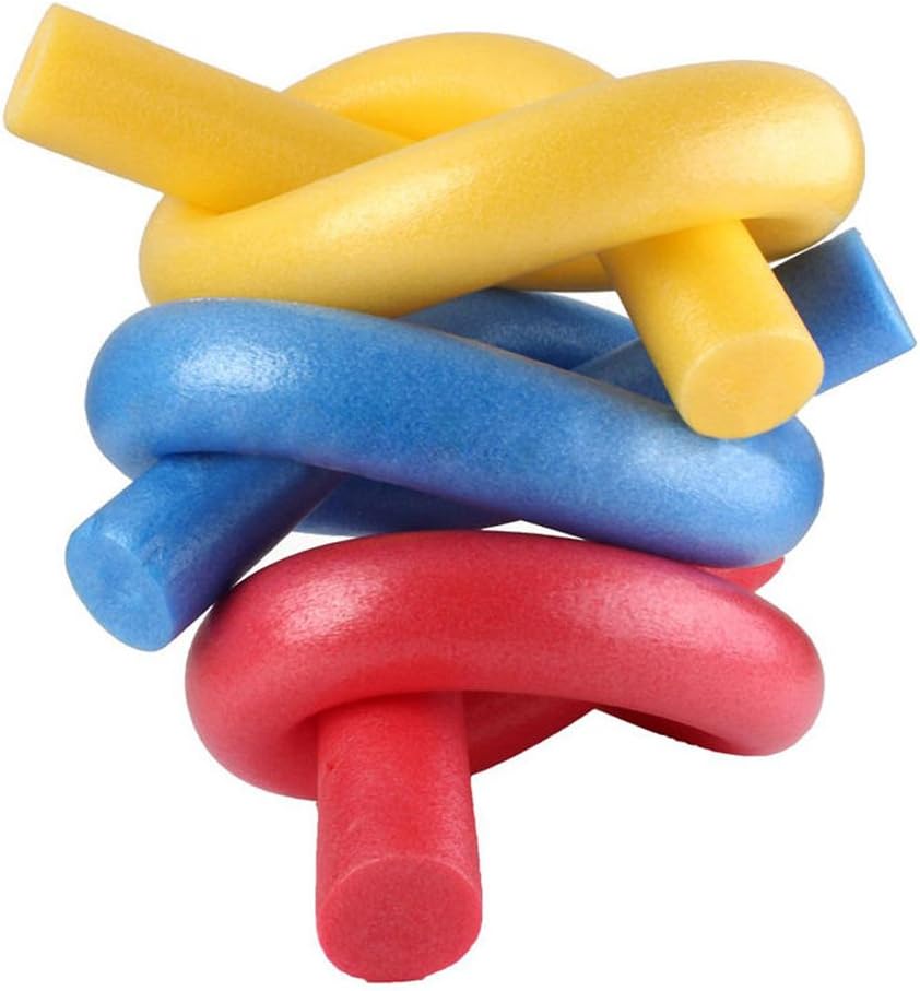 EMVANV Swimming Pool Noodle Water Float Aid Woggle Logs Noodles Water Long Floating Stick Tube Flexible Swim Foam Aerobic Therapy Exercise Color Random