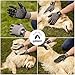 4pawzz Premium Quality Pet Grooming Gloves Deshedding Brush for Dogs/Cats/Horses One Pair Removes Fur Massages and Cleans Ideal for Any Pet Short/Medium/Long Fur (Grey)