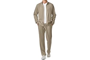 JMIERR Men's Sweatsuit Tracksuit 2 Piece Set Full Zip Casual Jogging Suits with Jogger Jackets and Pants Warm Up Outfits