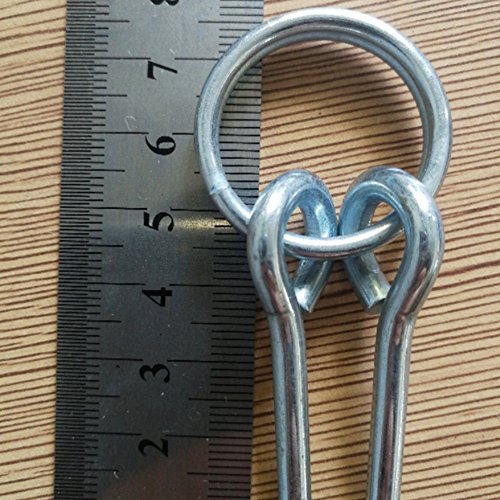 image for EDTara 2Pcs Awning Tent Poles Rings Connector with 2 Pins for Outdoor 