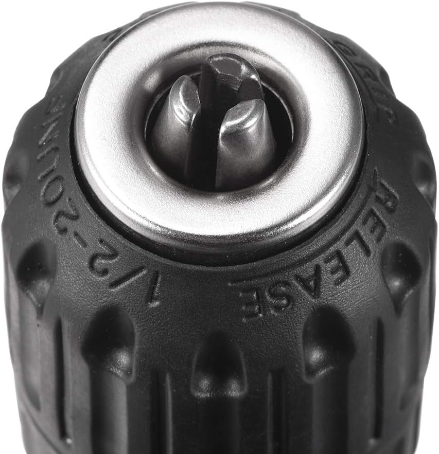 Sourcing Map 1 2 Keyless Drill Chuck 1 2 unf To Hold 2 13mm Drill Bits For Impact Driver 3 Jaw Keyless Chuck With Sds Plus Round Shank