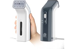 M MISTSINCE Travel Steamer for Clothes,100V-240V for Globle Traveling,Book-size Integrated design,Steamer ＆ Iron 2 In 1 for Clothes Portable mini, Clothes Steamer handheld for Home,Office(Panda color)