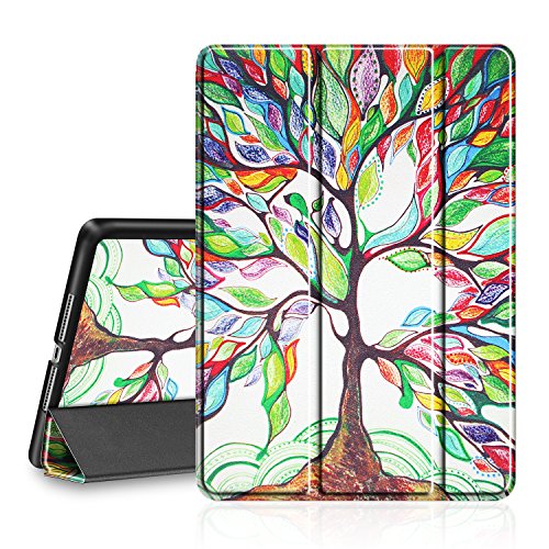 Fintie iPad 9.7 2018/2017 Case - Lightweight Slim Shell Standing Cover with Auto Wake/Sleep Feature for Apple iPad 6th Gen/iPad 5th Gen 9.7 Inch Tablet, Love Tree