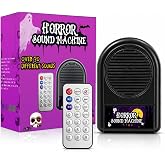 Haxiee Horror Prank Sound Machine with Remote Control, 30 Scary Sounds | Adjustable volume, large built-in speaker and batteries included for Halloween parties, office pranks and lighthearted fun