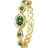 ADSBIAOYE Elegant Pearl Women's Dress Watch Fashion Oval dial Gift Women's Waterproof Watch