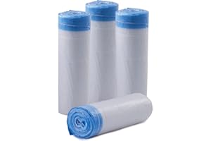 PITPET Smart Automatic Cat Litter Box - Self Cleaning Cat Litter Box with Built in Odor Eliminator -Works with Clumping Cat Litter (Self-Cleaning Litter Box) (Replacment Bags 4 Rolls)