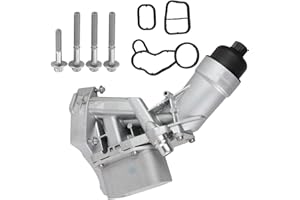 MUNIK 11428596283 Oil Cooler Filter Housing Assembly Compatible with 2016-2022 BMW 230i 330e 330i 330i GT xDrive 430i 530e 53