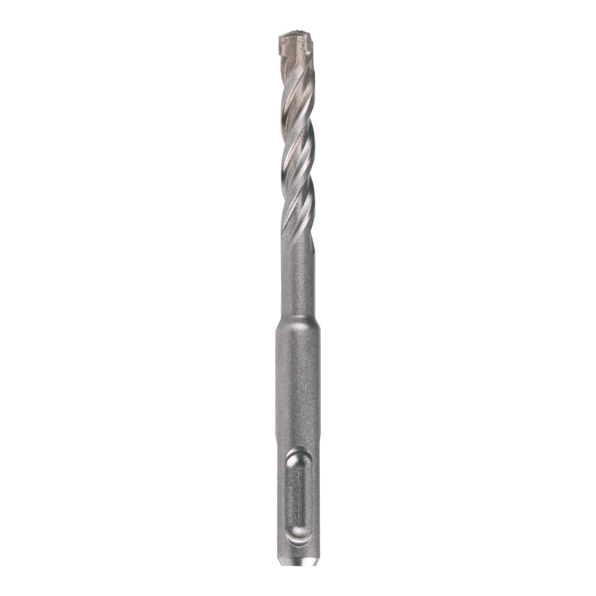 Ruko Tungsten Carbide SDS-plus Hammer Drill Bit with 3 Cutters, Bright Finish, 12.0 mm Diameter, 260.0 mm Length, R213122