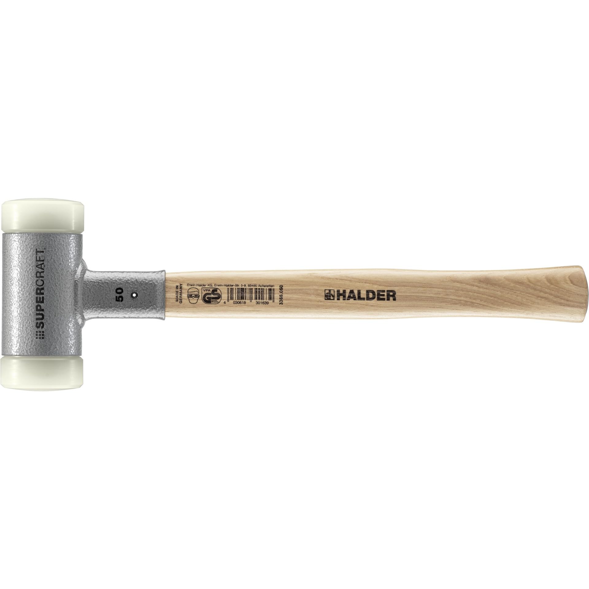 Halder 3366050 50 mm EH 3366"Supercraft" Soft-Face Mallet - Multi-Colour